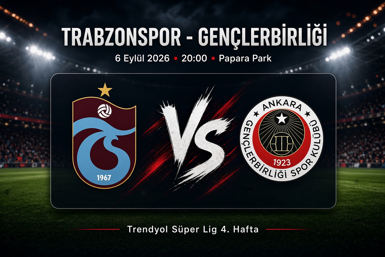 Fırtına Evinde Sahaya Çıkıyor: Trabzonspor, Papara Park'ta Gençlerbirliği’ni Ağırlıyor!